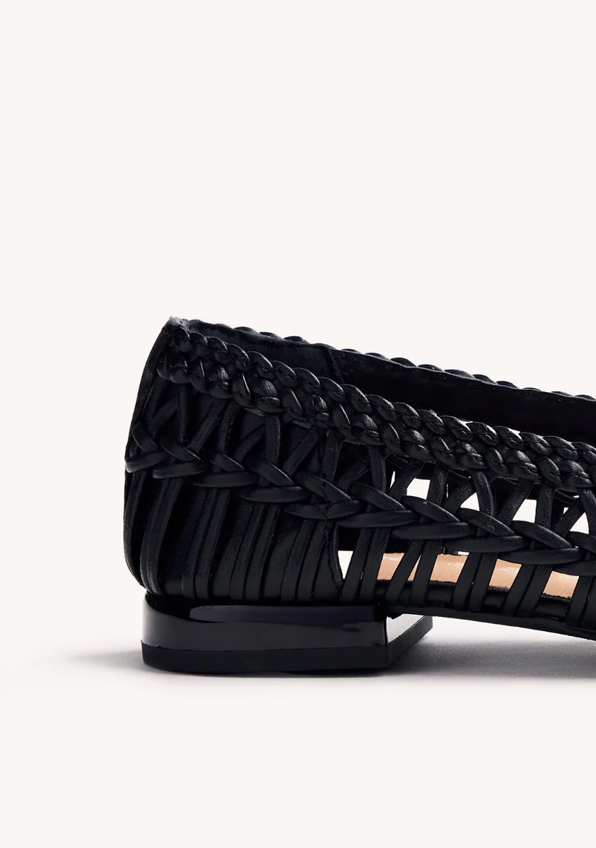 BRAIDED LEATHER BALLET FLATS FAYSTON - Image 4