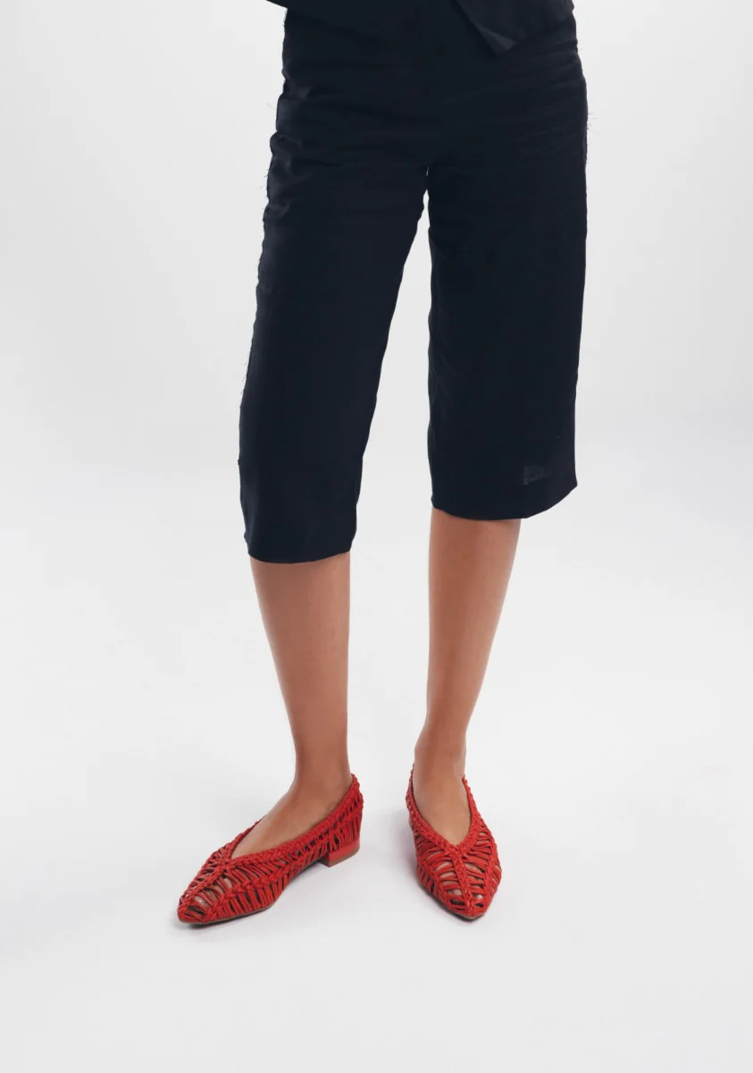 BRAIDED LEATHER BALLET FLATS FAYSTON - Image 5