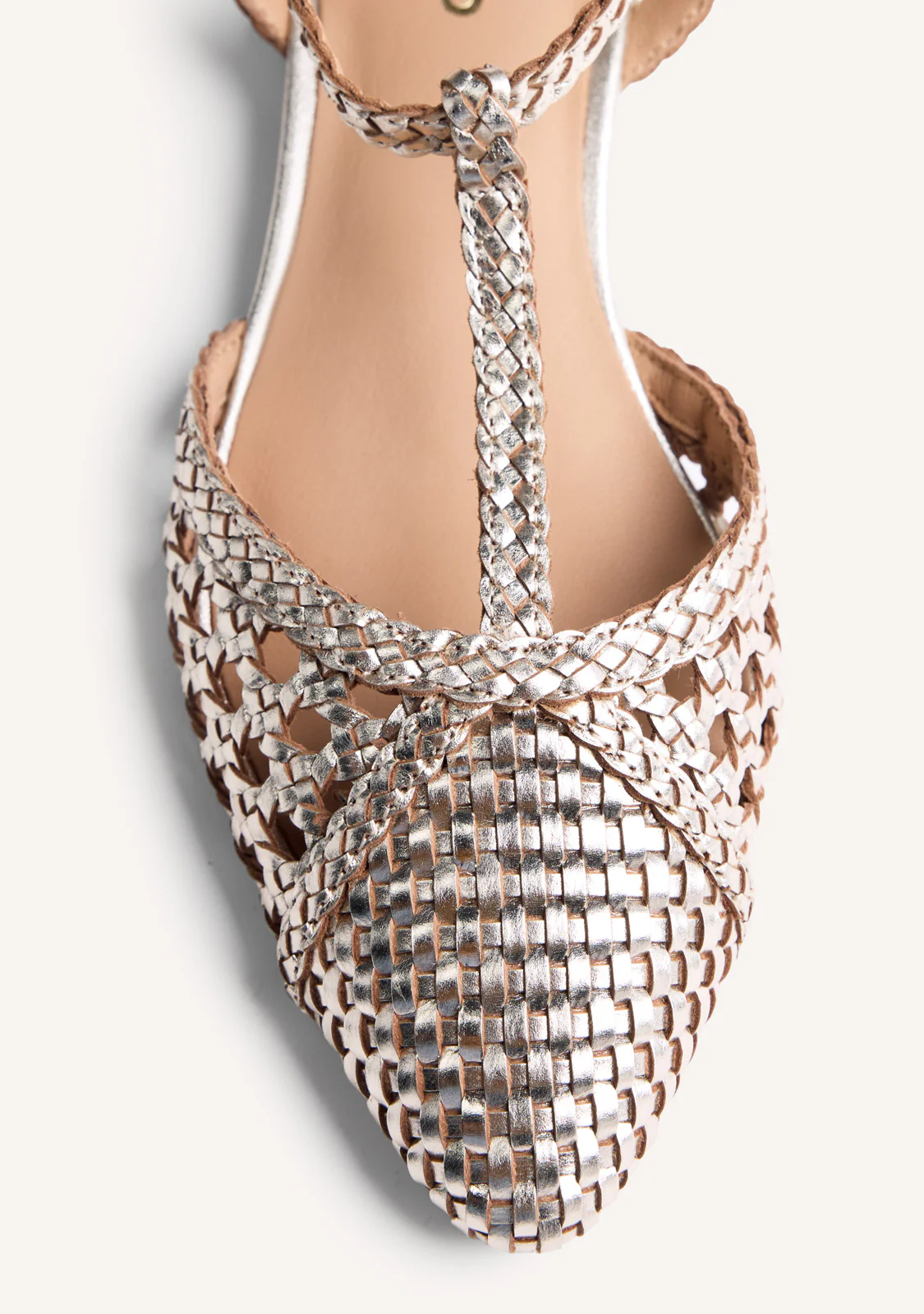 BRAIDED LEATHER BALLET FLATS JHELUM - Image 3