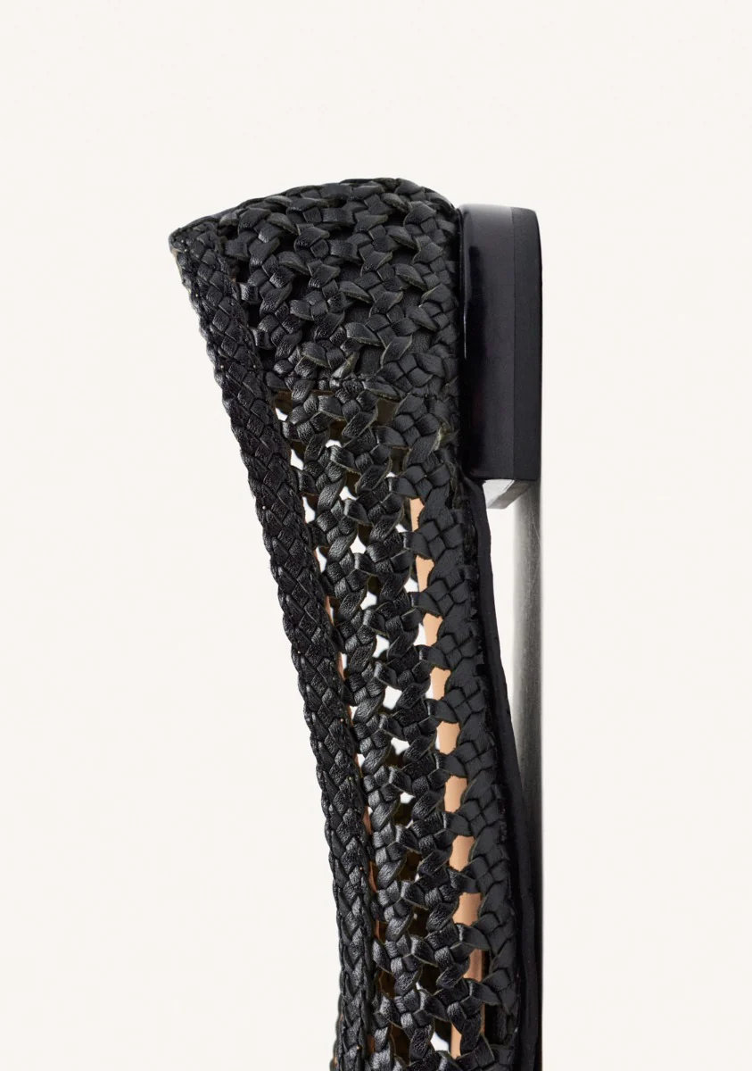 BRAIDED LEATHER BALLET FLATS LORAIN - Image 4