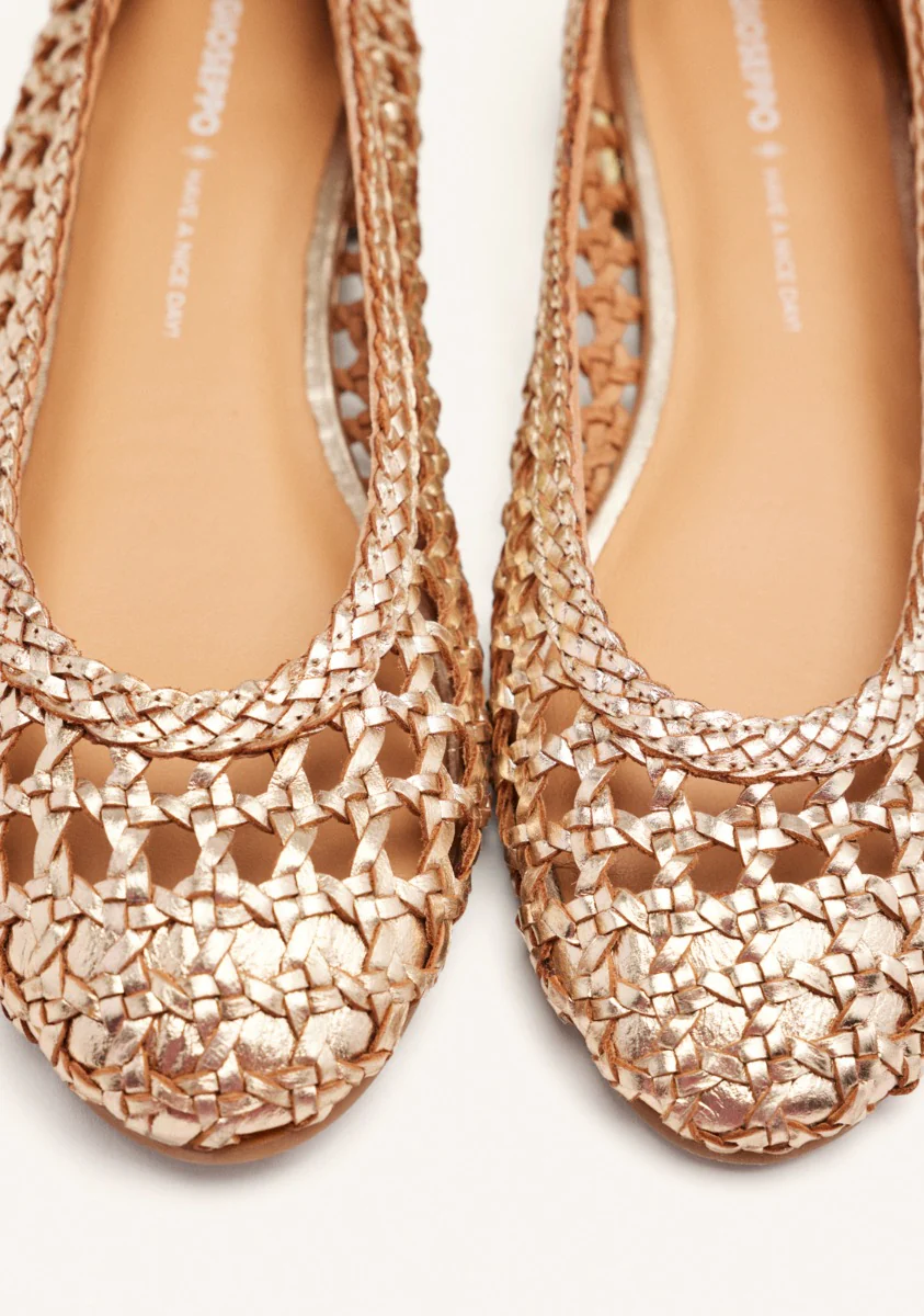 BRAIDED LEATHER BALLET FLATS LORAIN - Image 4