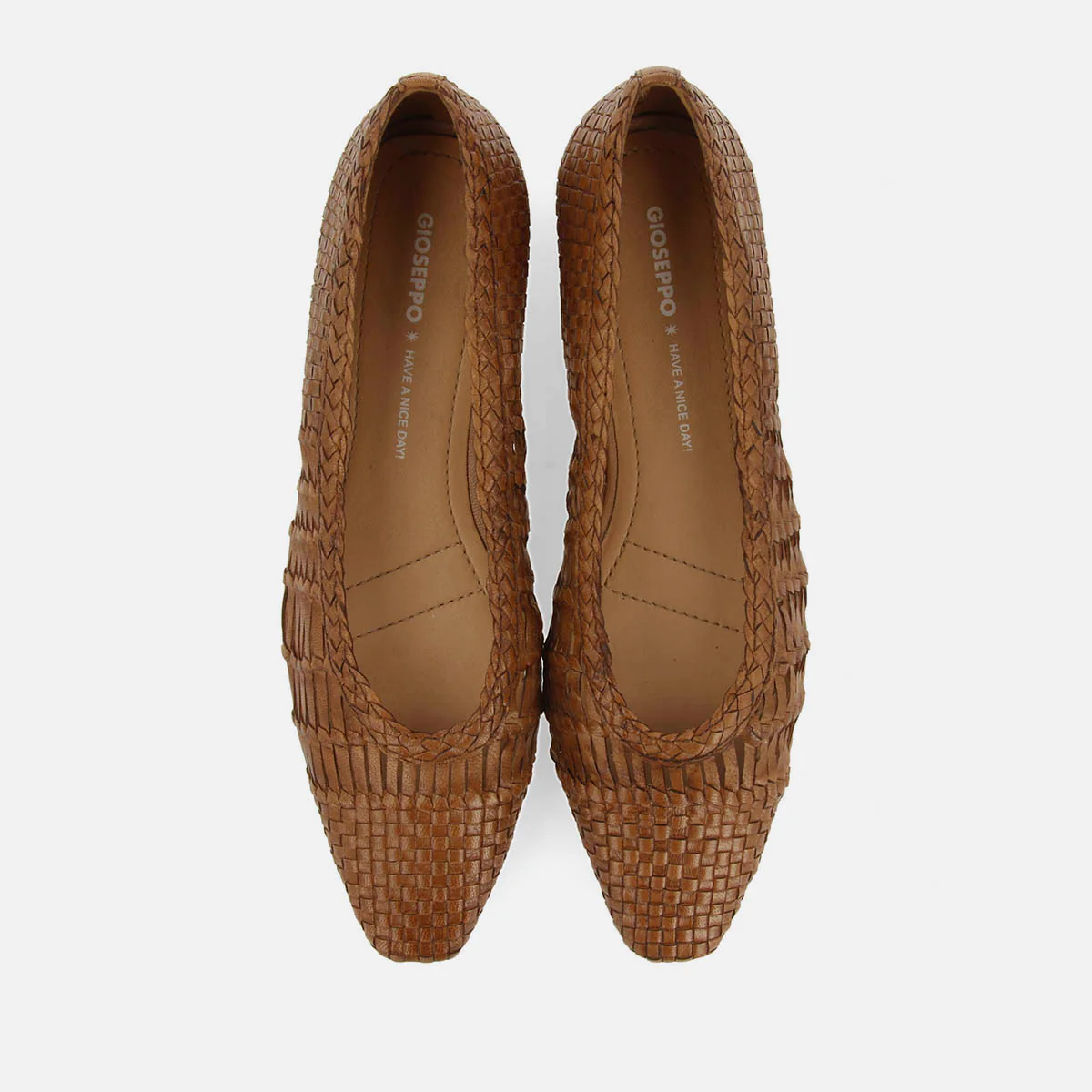 BRAIDED LEATHER BALLET FLATS MORIAH - Image 3