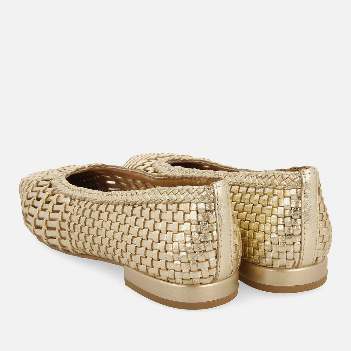 BRAIDED LEATHER BALLET FLATS MORIAH - Image 4