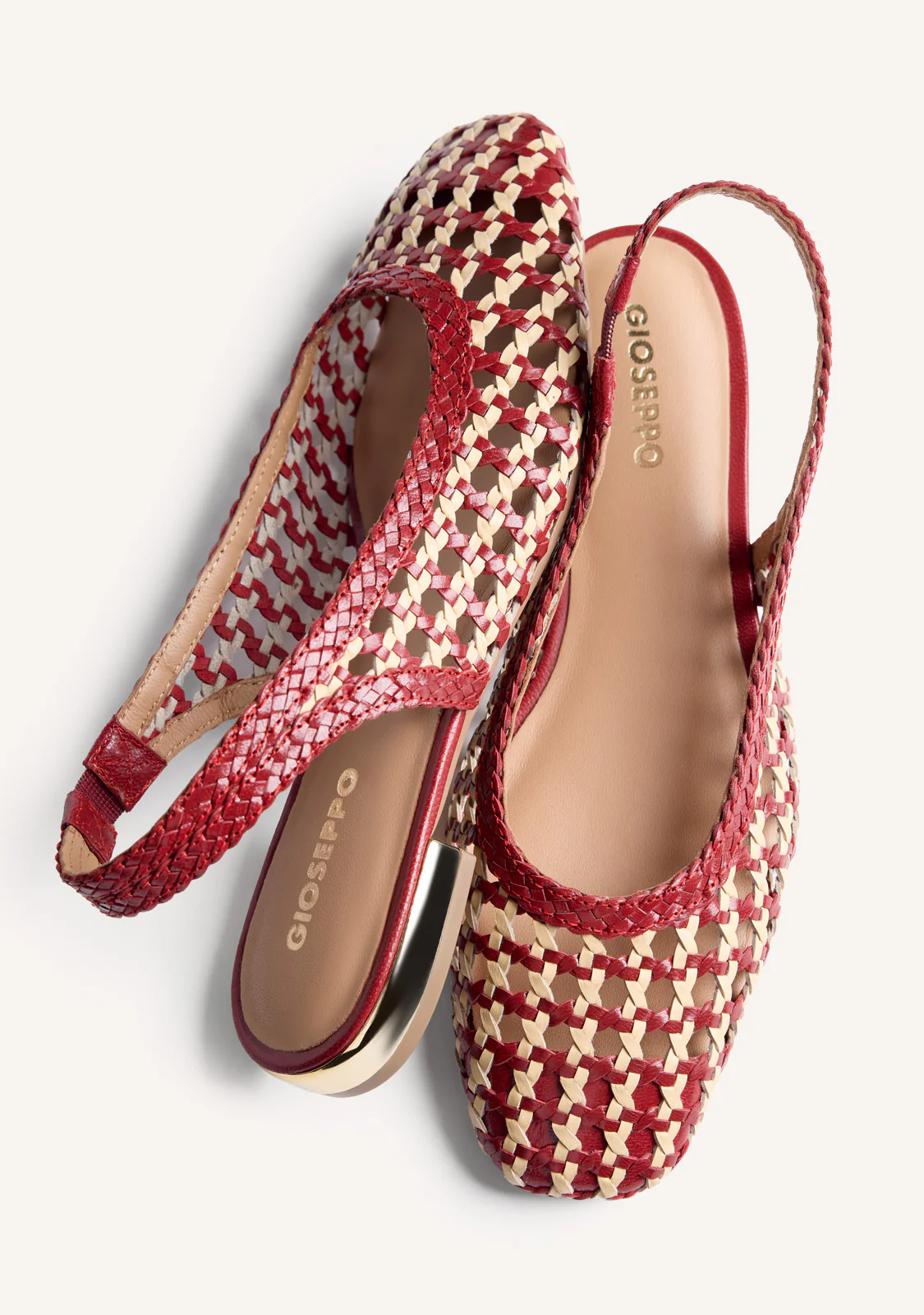 BRAIDED LEATHER BALLET FLATS WENDELL - Image 4