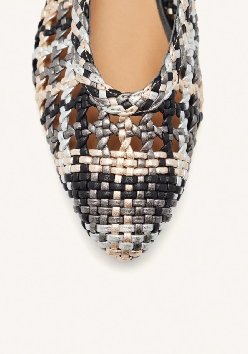 BRAIDED LEATHER BALLET FLATS WESTERLY - Image 3