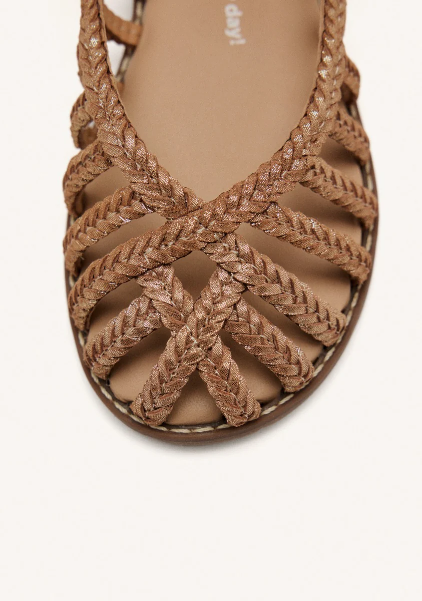 BRAIDED LEATHER CLOSED SANDALS SIMSBURY - Image 4