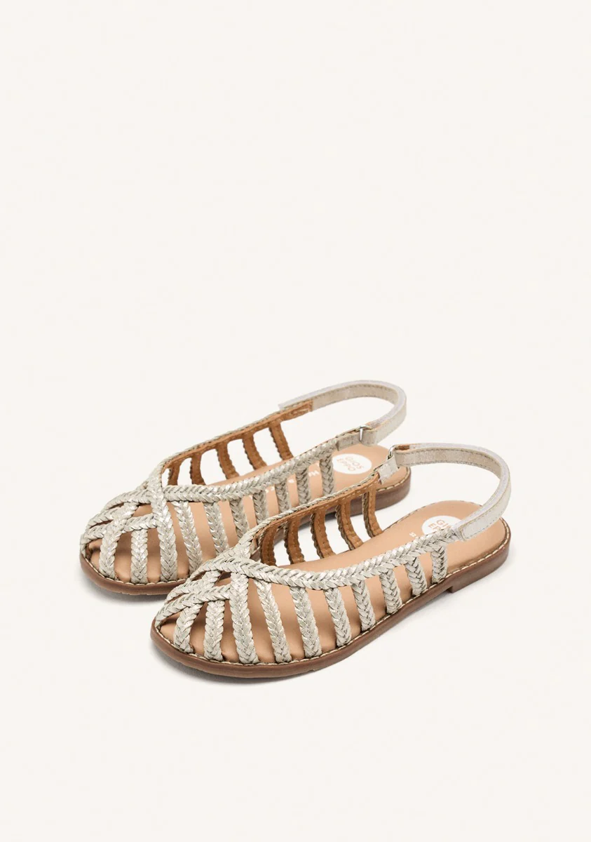 BRAIDED LEATHER CLOSED SANDALS SIMSBURY - Image 2