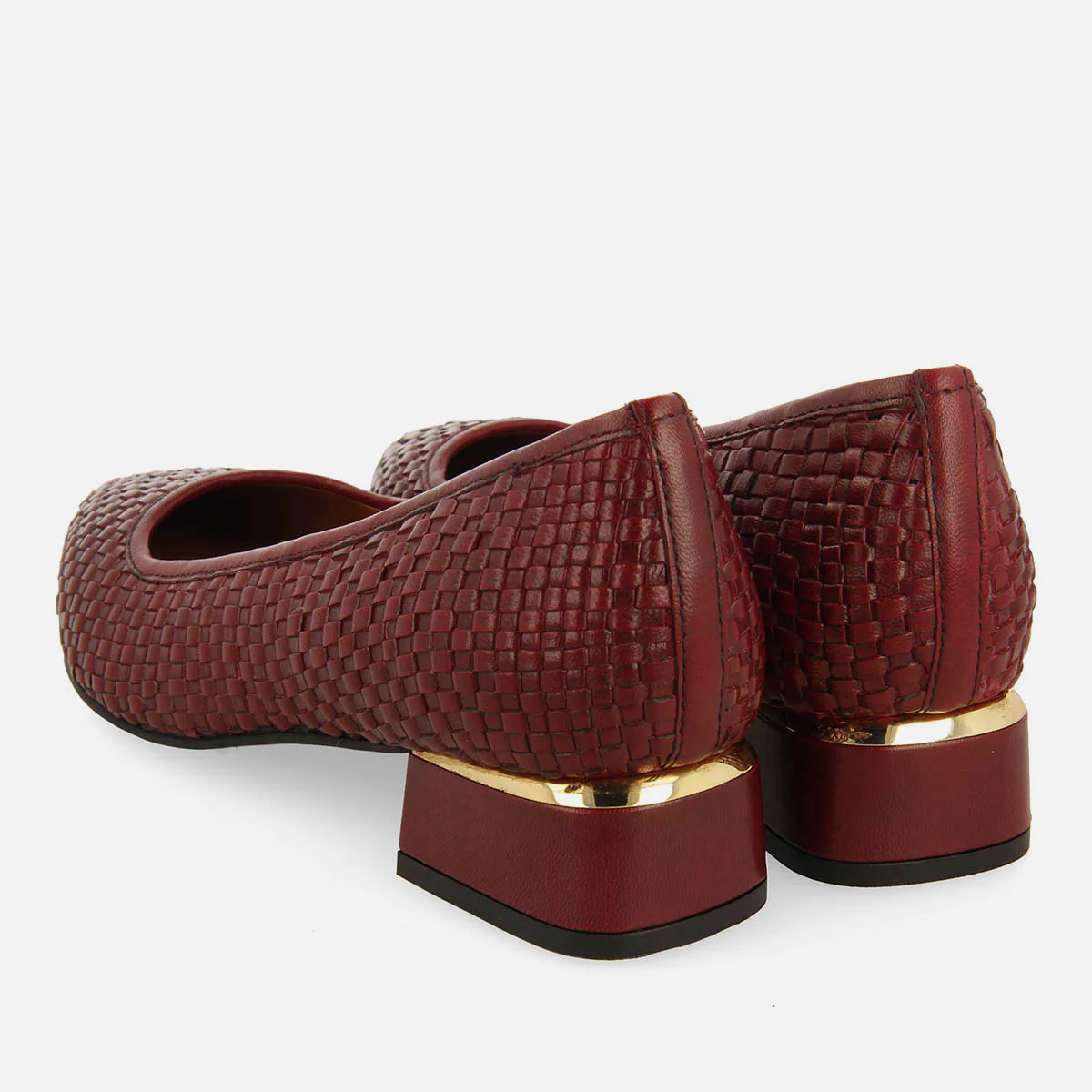BRAIDED LEATHER COURT SHOES BY KOMADI - Image 3