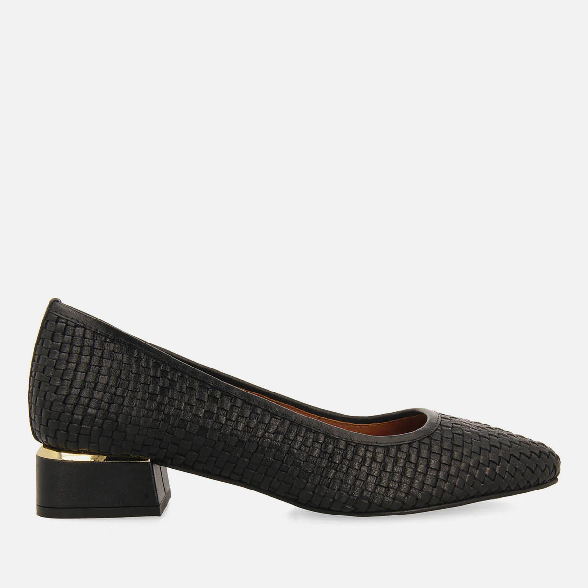 BRAIDED LEATHER COURT SHOES BY KOMADI