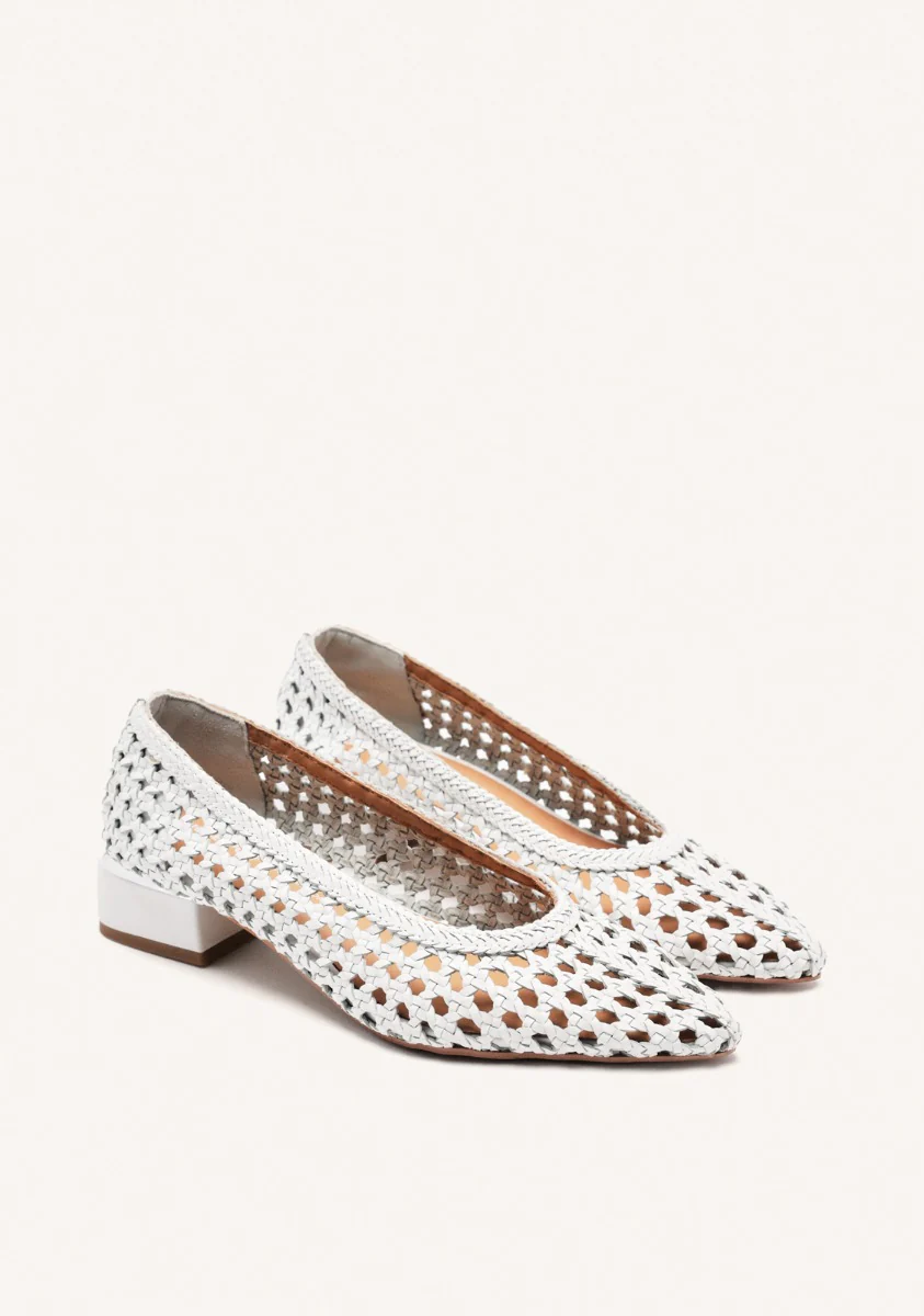 BRAIDED LEATHER COURT SHOES EASTHAM - Image 2
