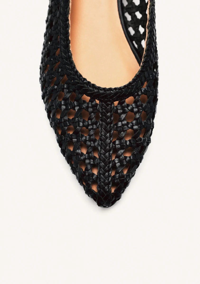 BRAIDED LEATHER COURT SHOES EASTHAM - Image 3