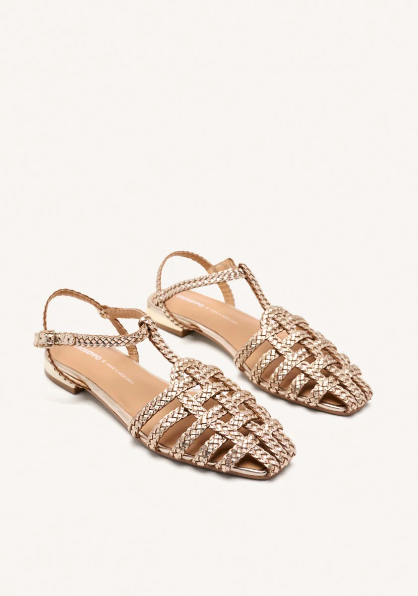BRAIDED LEATHER CRAB SANDALS DIGHTON - Image 2