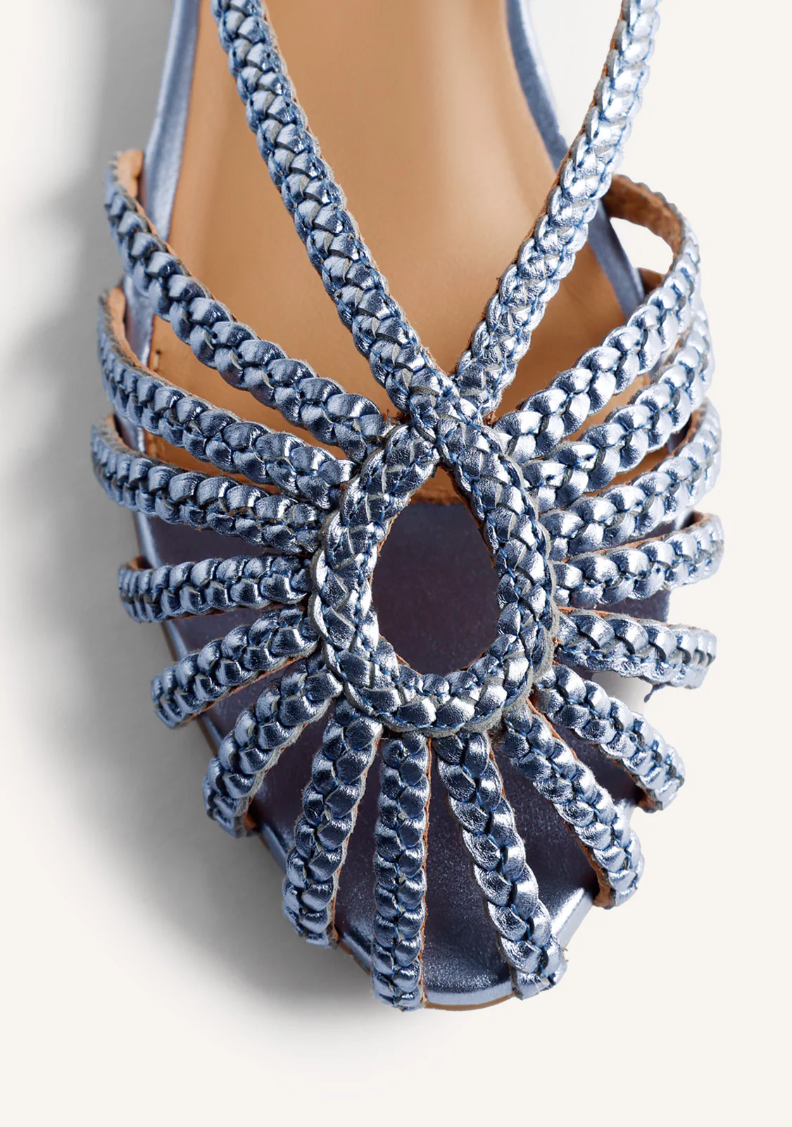 BRAIDED LEATHER CRAB SANDALS HINGHAM - Image 3