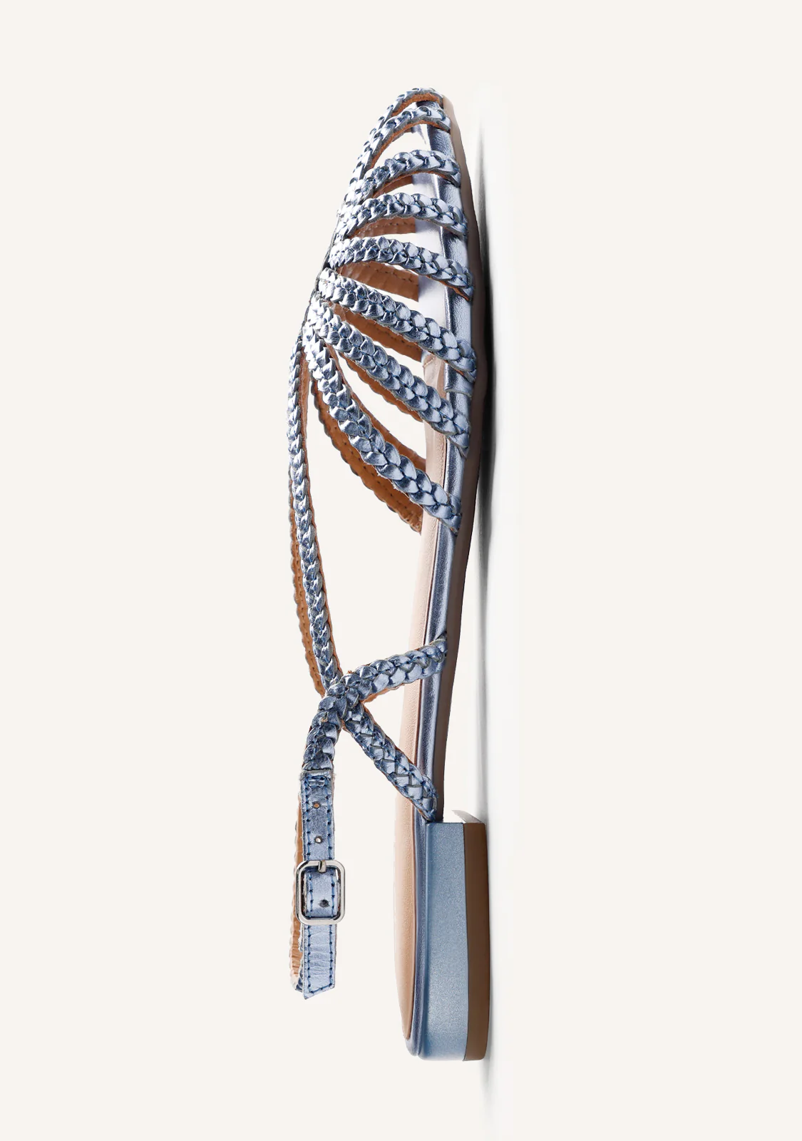 BRAIDED LEATHER CRAB SANDALS HINGHAM - Image 4