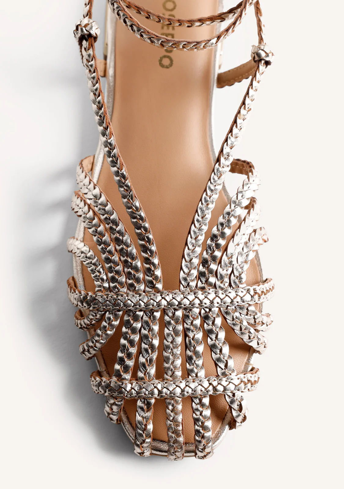 BRAIDED LEATHER CRAB SANDALS WUNDANY - Image 3