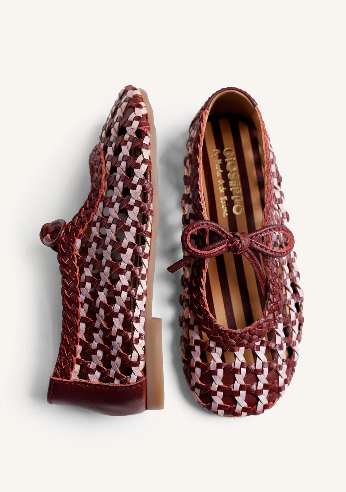 BRAIDED LEATHER BALLET FLATS BY MARÍA G. DE JAIME - Image 4