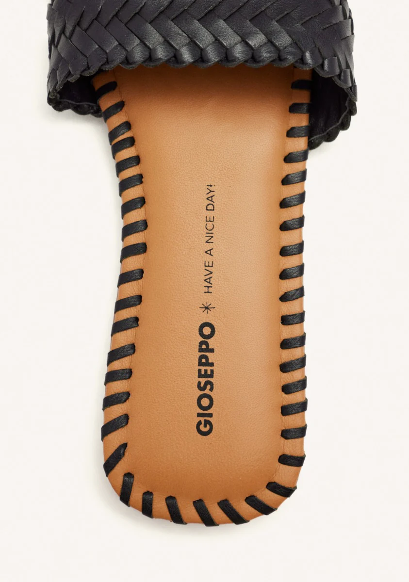 BRAIDED LEATHER FLAT SANDALS PERHAM - Image 4
