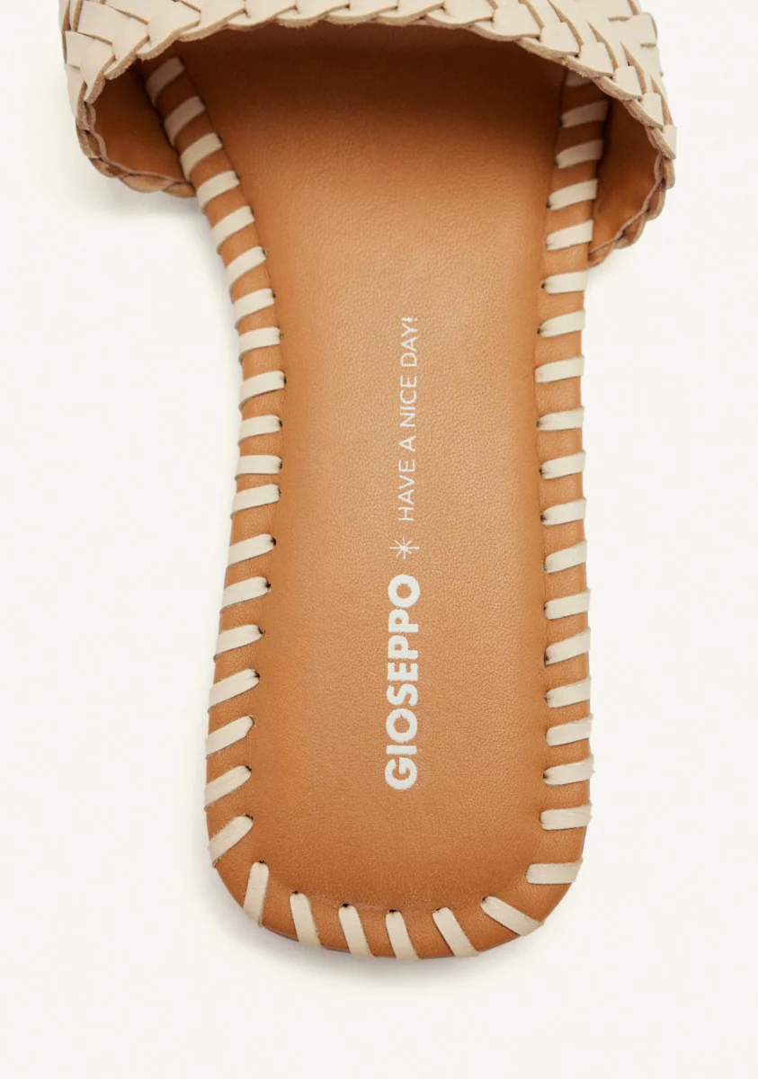 BRAIDED LEATHER FLAT SANDALS PERHAM - Image 4