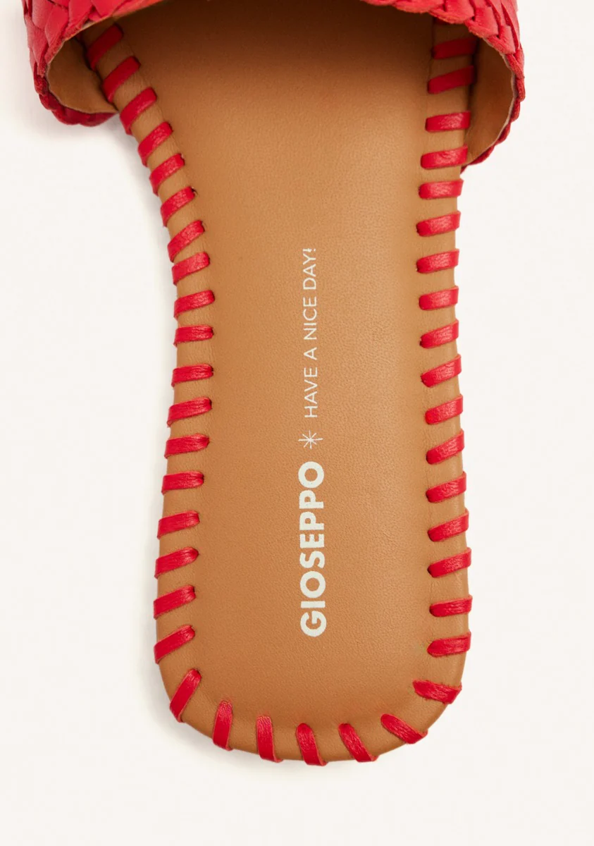 BRAIDED LEATHER FLAT SANDALS PERHAM - Image 4