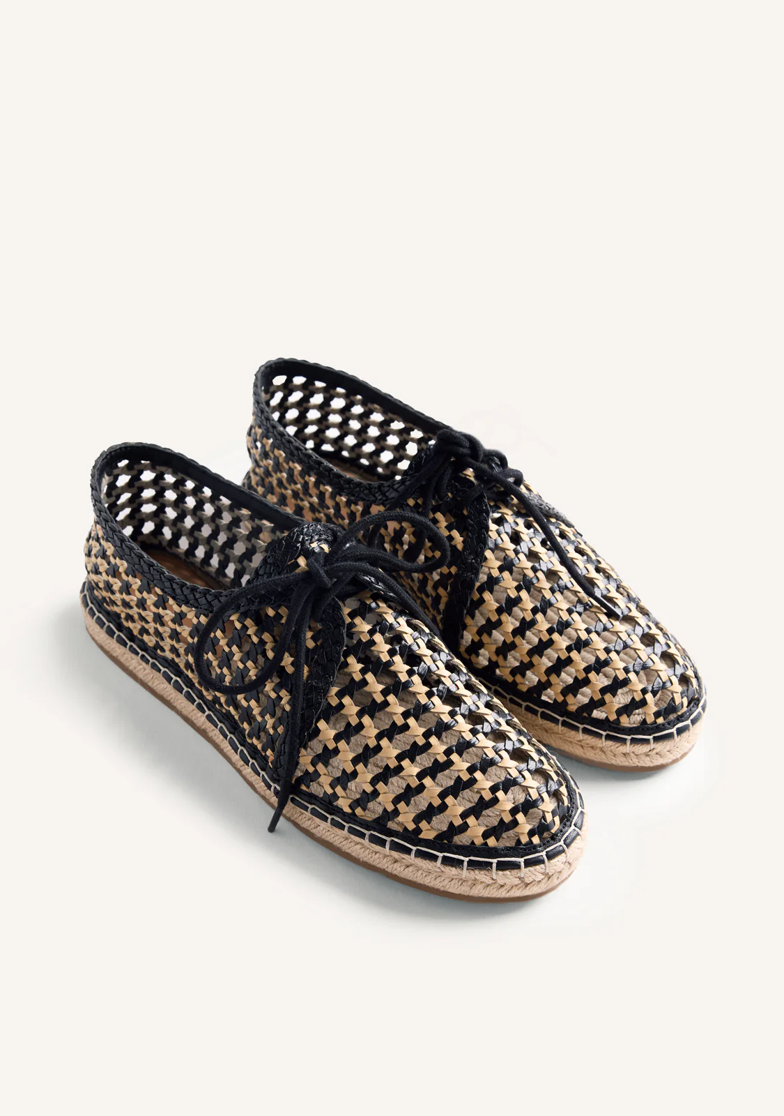 BRAIDED LEATHER FLAT SHOES WAYZATA - Image 2
