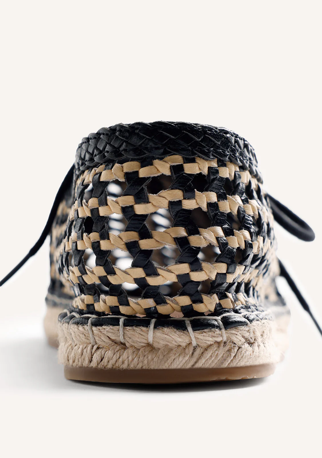 BRAIDED LEATHER FLAT SHOES WAYZATA - Image 4