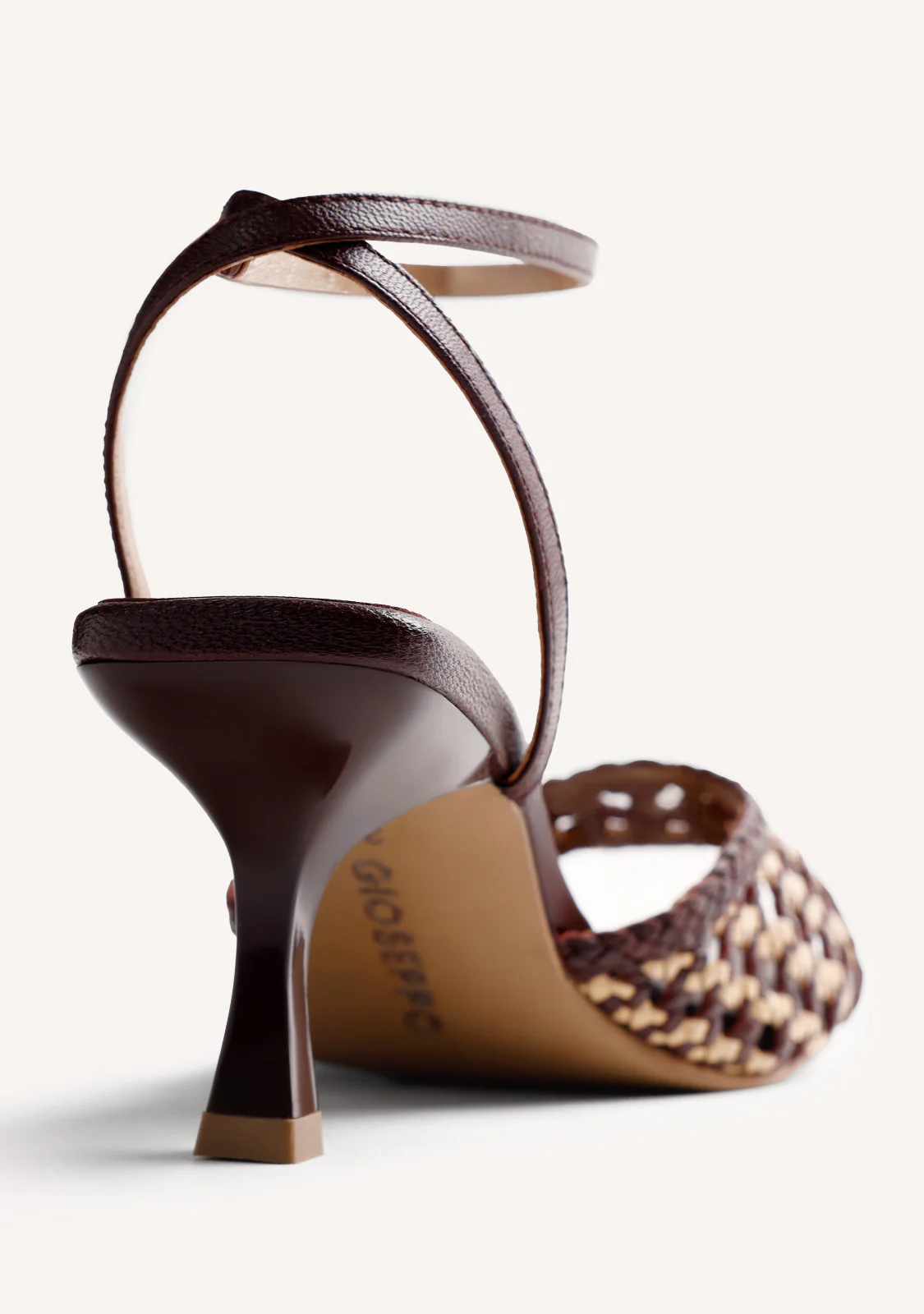 BRAIDED LEATHER HEELED SANDALS BY MARÍA G. DE JAIME - Image 5