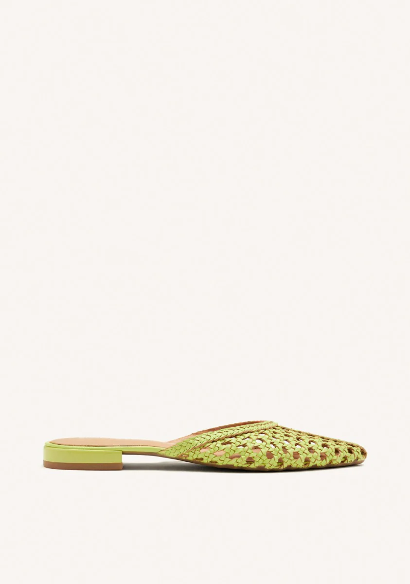 BRAIDED LEATHER MULES ANTRIM