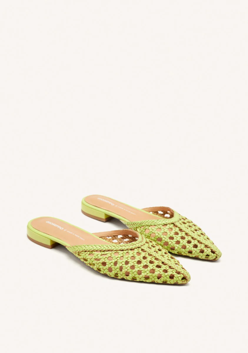 BRAIDED LEATHER MULES ANTRIM - Image 2