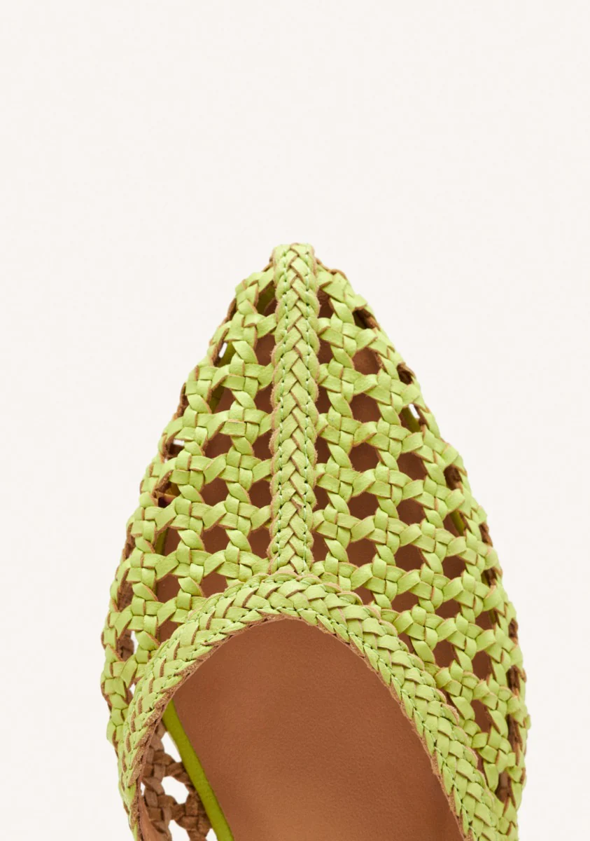 BRAIDED LEATHER MULES ANTRIM - Image 3