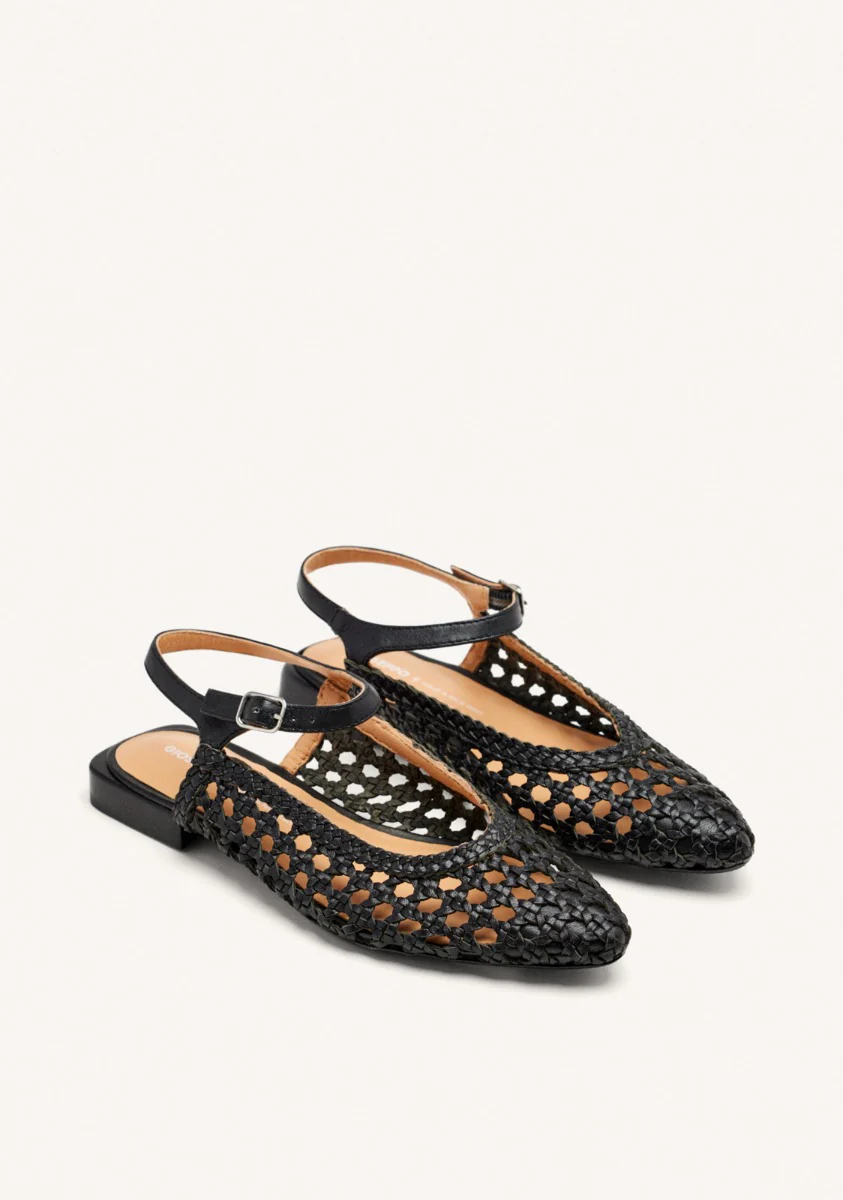 BRAIDED LEATHER MULES DEBLOIS - Image 2
