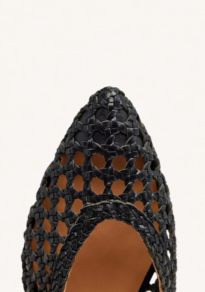 BRAIDED LEATHER MULES DEBLOIS - Image 3