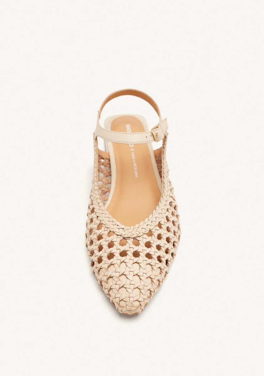 BRAIDED LEATHER MULES DEBLOIS - Image 4