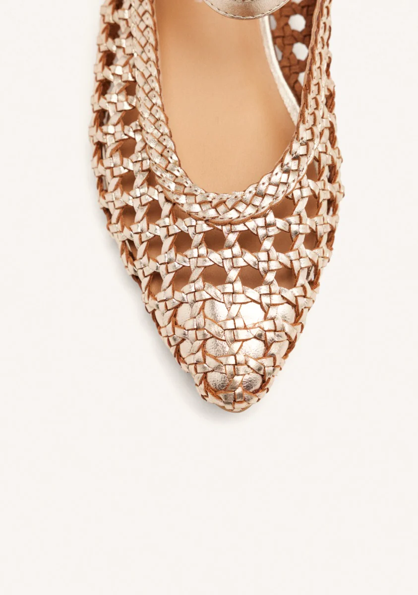 BRAIDED LEATHER MULES DEBLOIS - Image 3