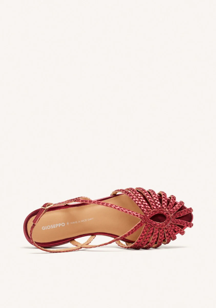 BRAIDED LEATHER MULES HINGHAM