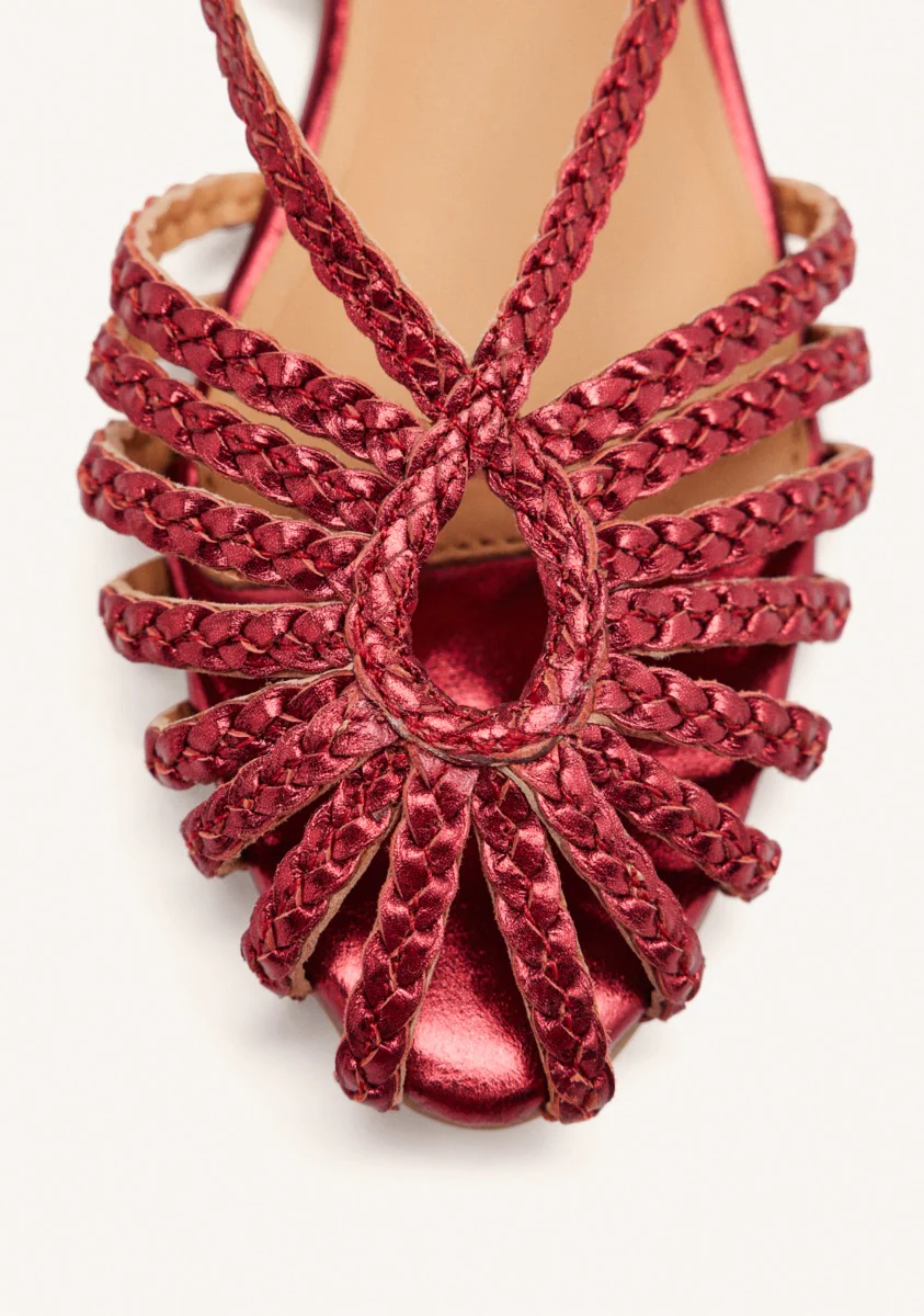 BRAIDED LEATHER MULES HINGHAM - Image 3
