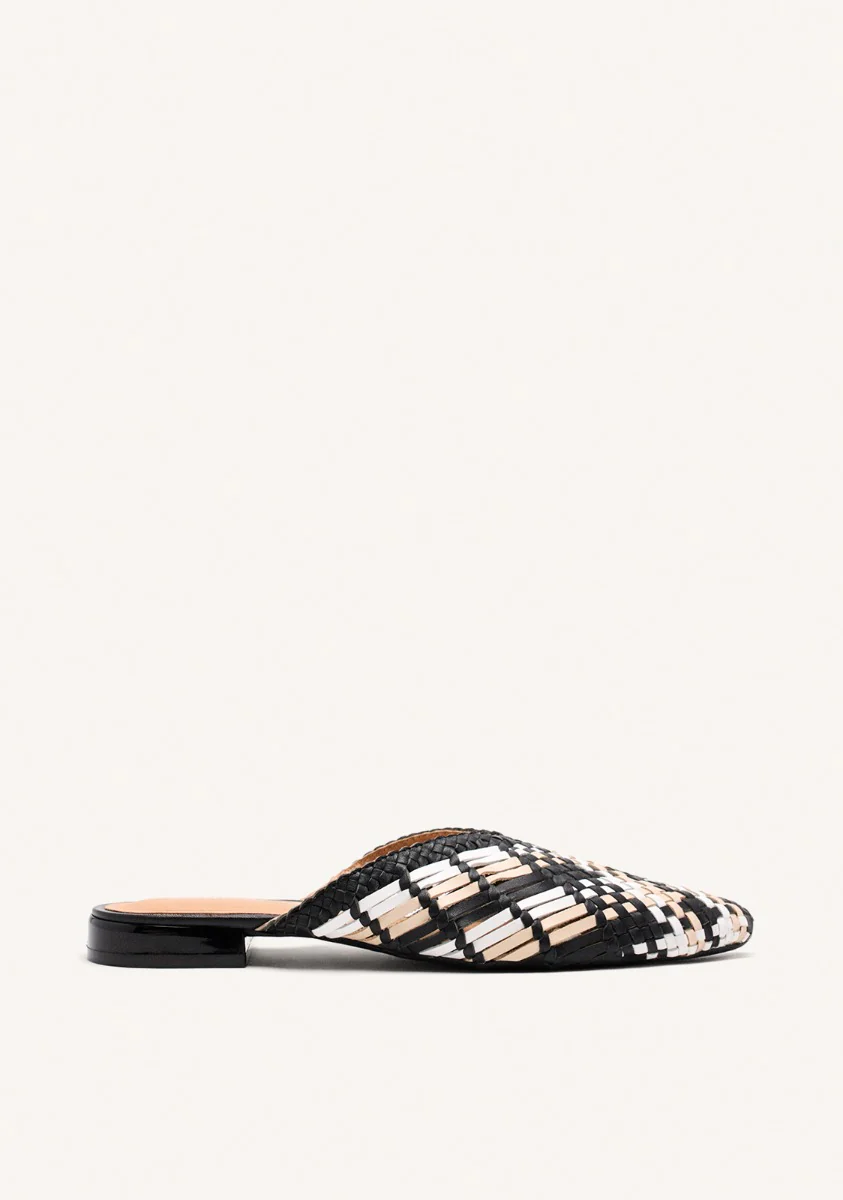 BRAIDED LEATHER MULES LAGRANGE