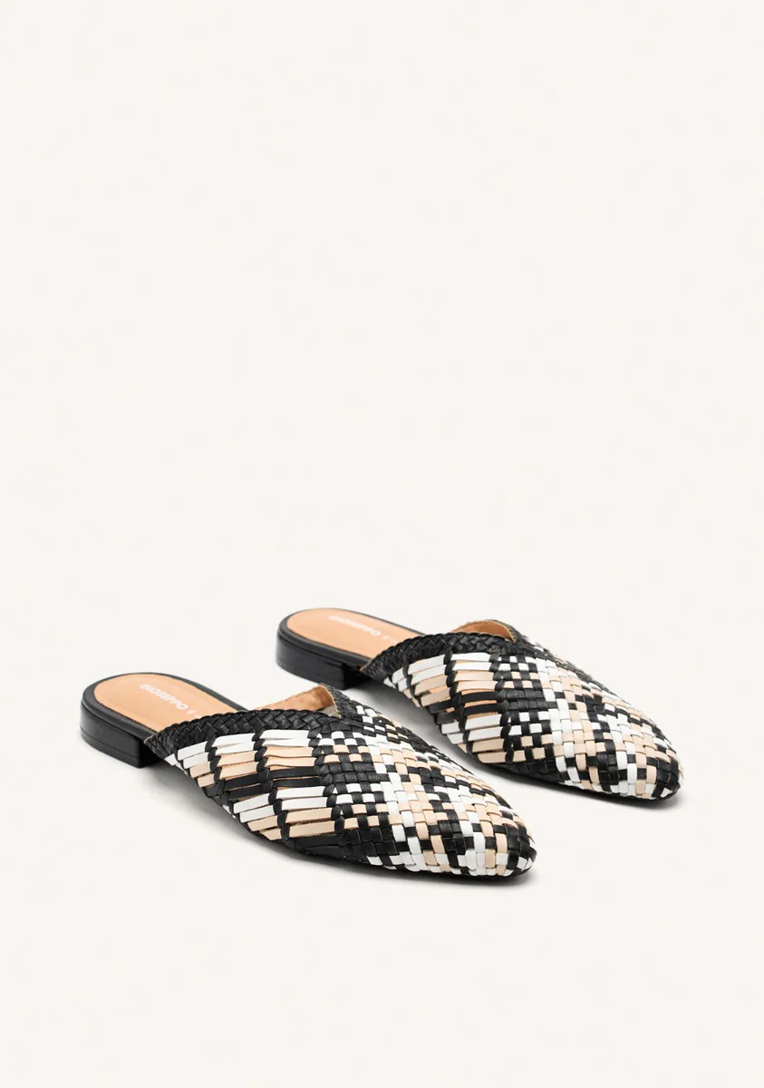 BRAIDED LEATHER MULES LAGRANGE - Image 2