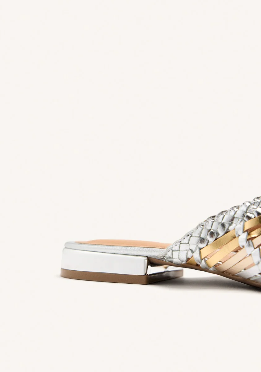 BRAIDED LEATHER MULES LAGRANGE - Image 4