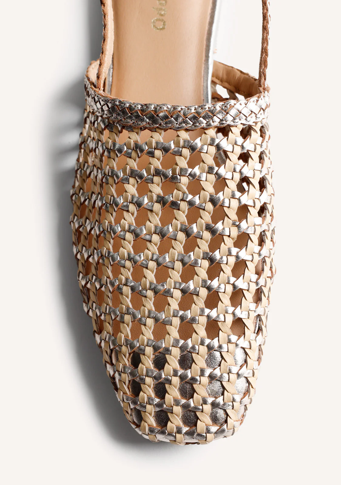 BRAIDED LEATHER MULES WATKINS - Image 3