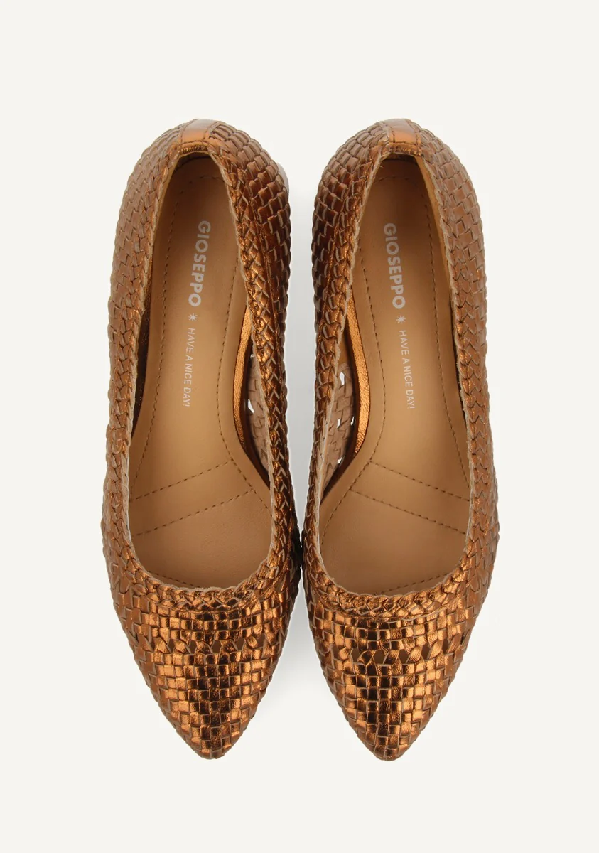 BRAIDED LEATHER PUMPS NITRA - Image 4