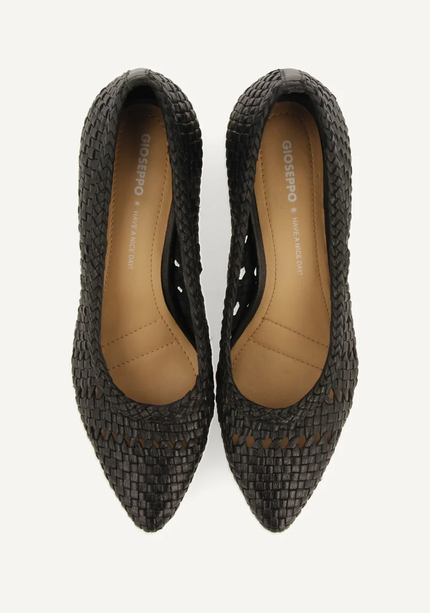 BRAIDED LEATHER PUMPS NITRA - Image 4