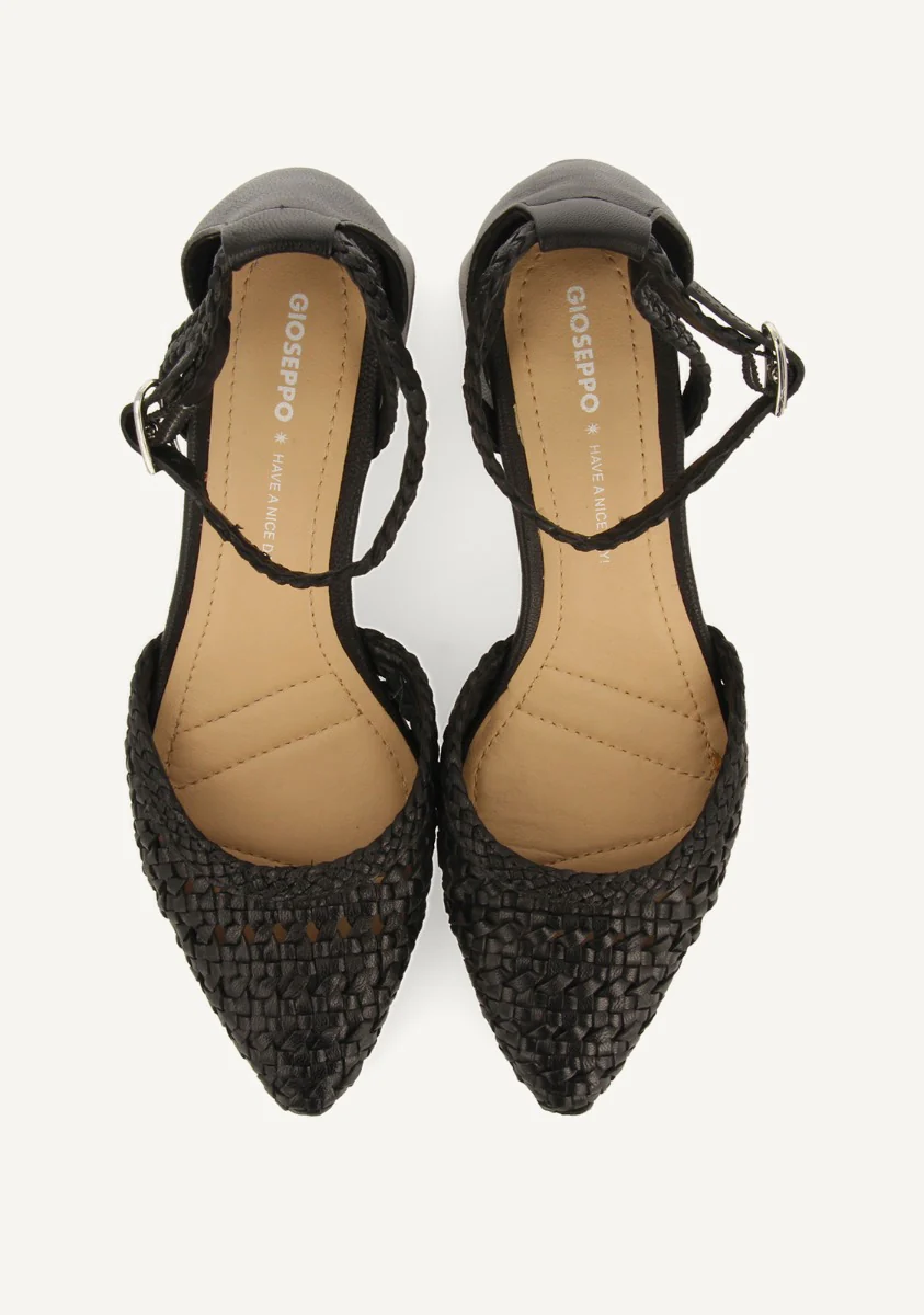 BRAIDED LEATHER PUMPS SARKAD - Image 4