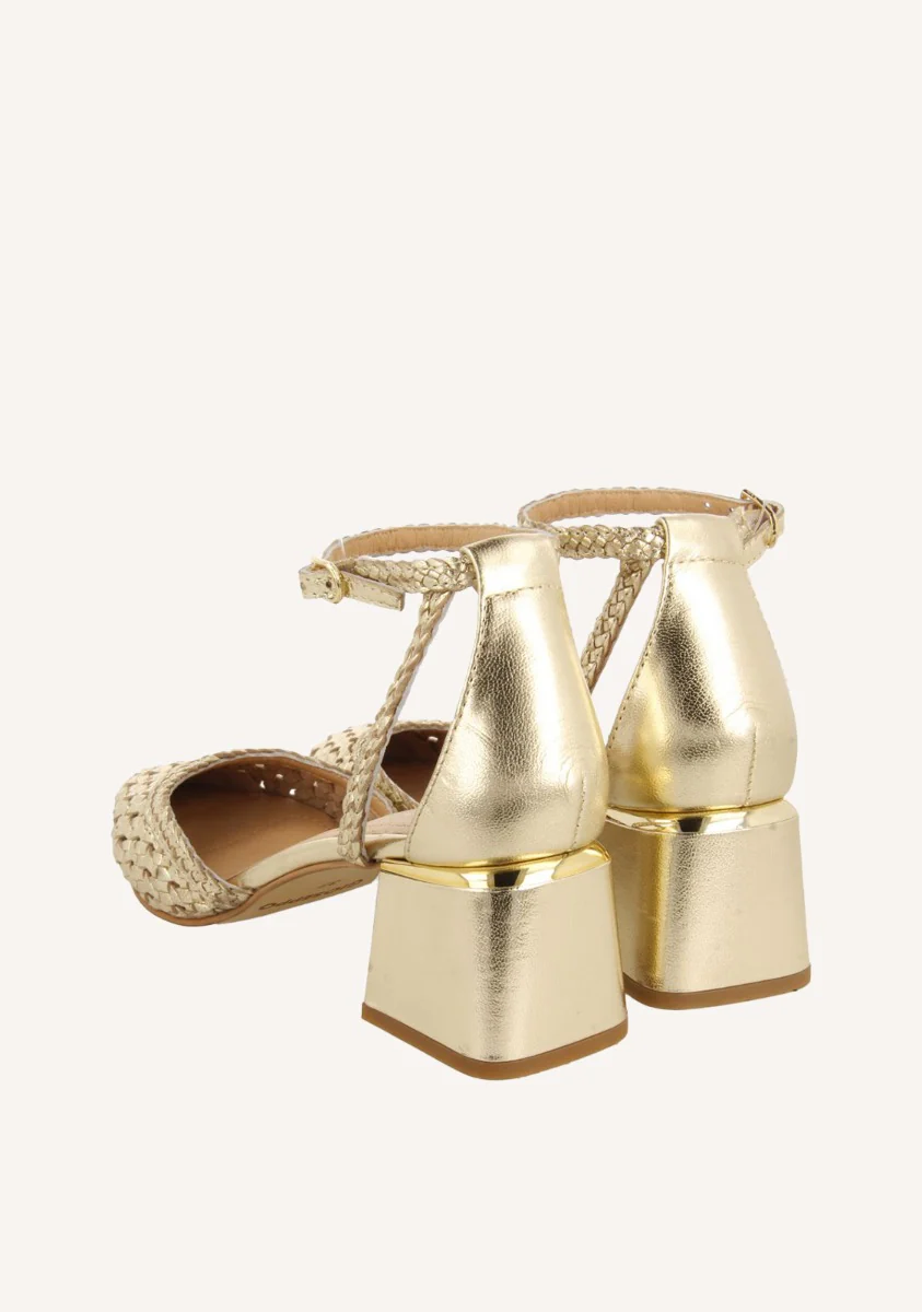 BRAIDED LEATHER PUMPS SARKAD - Image 5
