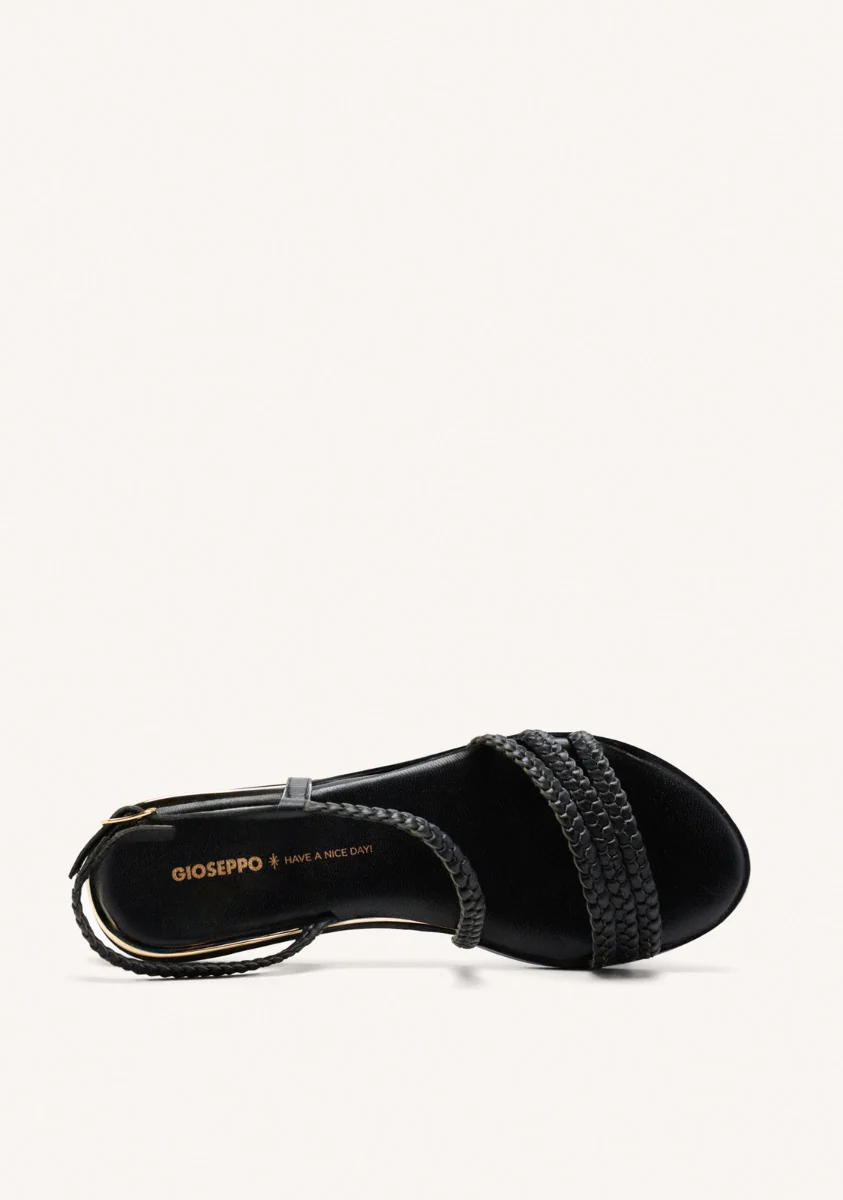 BRAIDED LEATHER SANDALS BRENTWOOD