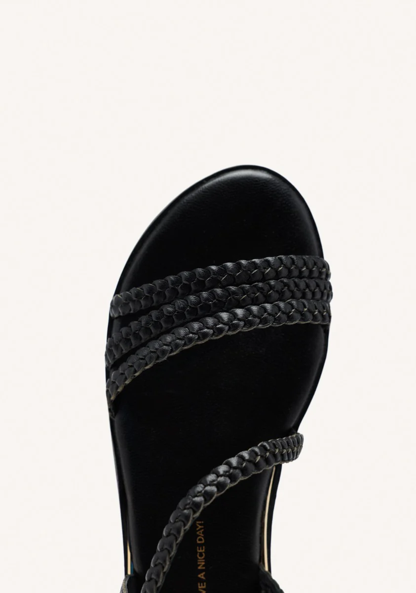 BRAIDED LEATHER SANDALS BRENTWOOD - Image 4