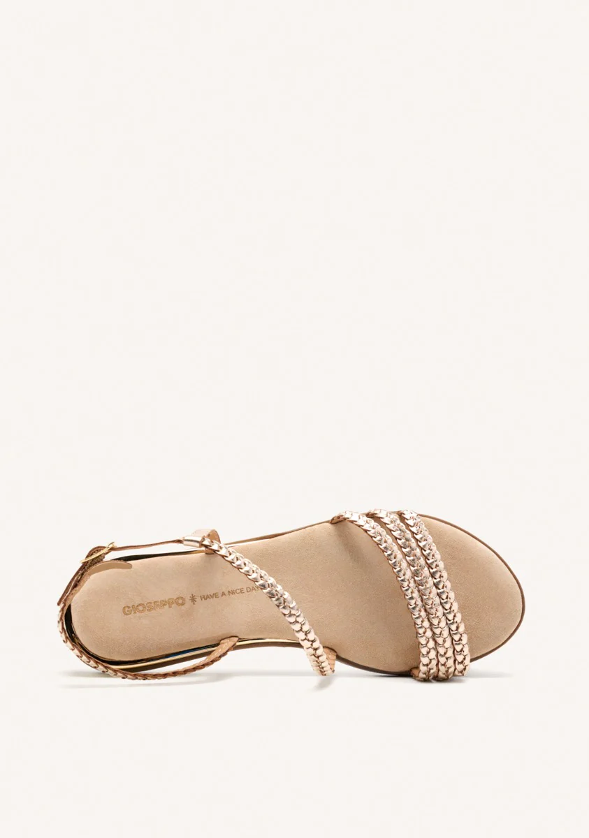 BRAIDED LEATHER SANDALS BRENTWOOD