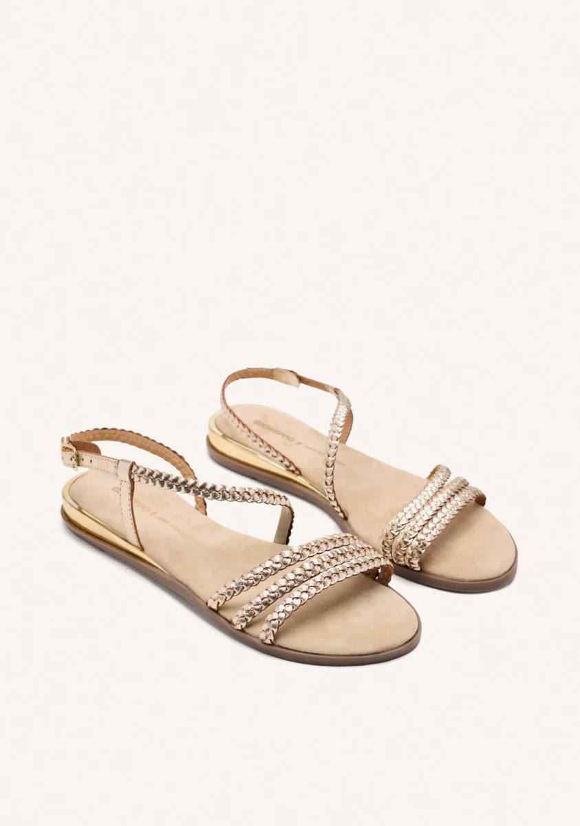 BRAIDED LEATHER SANDALS BRENTWOOD - Image 2