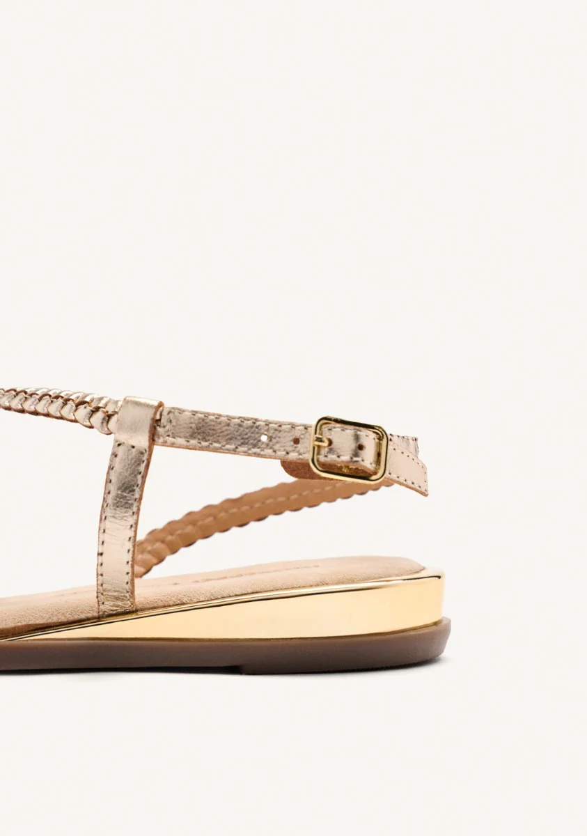 BRAIDED LEATHER SANDALS BRENTWOOD - Image 4