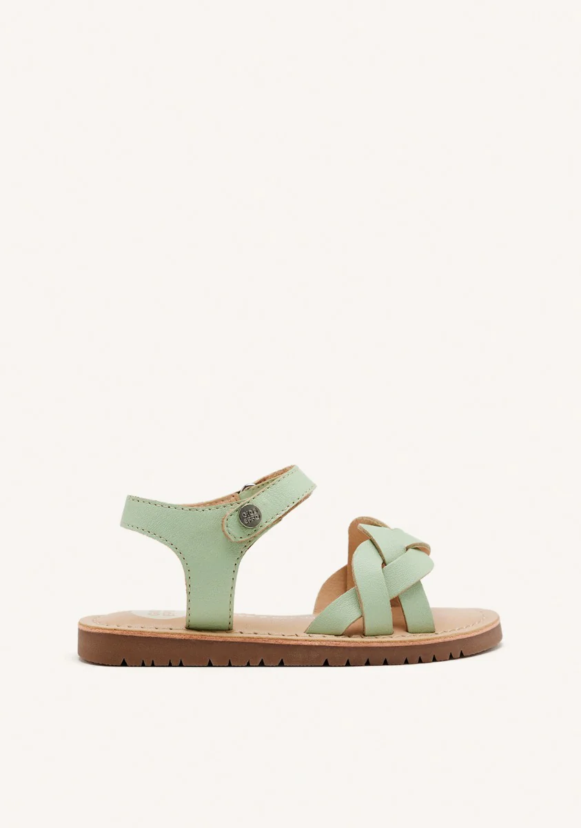 BRAIDED LEATHER SANDALS ROWLEY