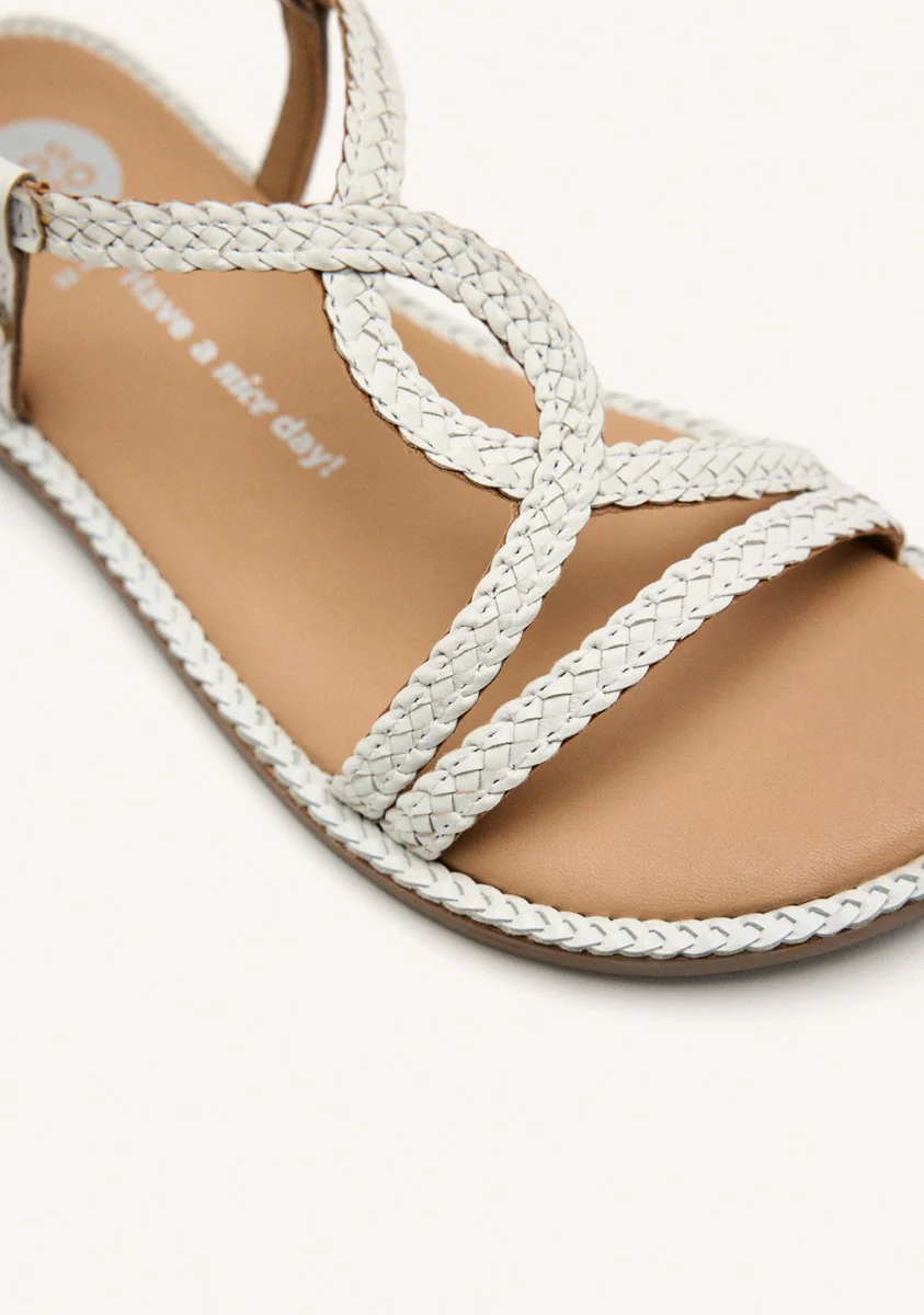 BRAIDED LEATHER SANDALS SUFFIELD - Image 4